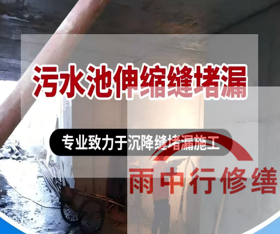 石家庄某污水处理厂钢筋混凝土池堵漏案例