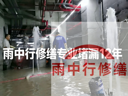 石家庄某污水处理厂钢筋混凝土池堵漏案例